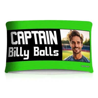 10cm (Tube Approx. 20cm x 7cm) Bright Green (Personalised with Text)