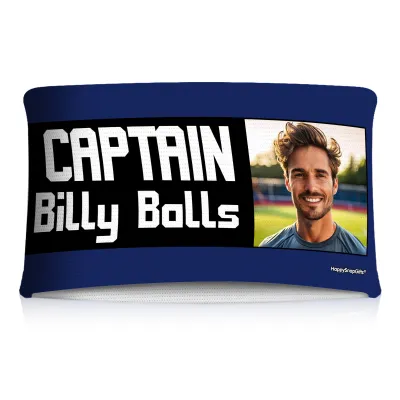 10cm (Tube Approx. 20cm x 7cm) Navy Blue (Personalised with Text)