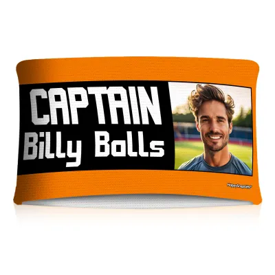 15cm (Tube Approx. 30cm x 7cm) Burnt Orange (Personalised with Text)