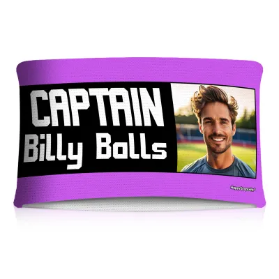 25cm (Tube Approx. 50cm x 7cm) Purple (Personalised with Text)