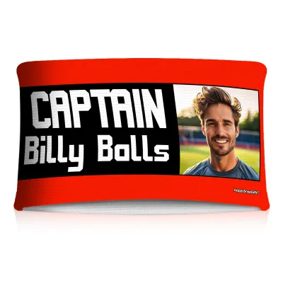 15cm (Tube Approx. 30cm x 7cm) Red (Personalised with Text)