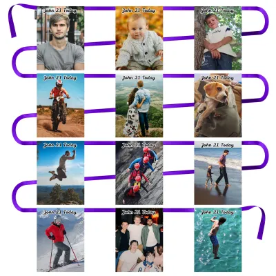 - 5 Metres with 12 Rectangle Flags (28cm) Mock Suede Polyester Fabric (Personalised with Text)