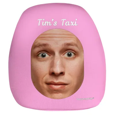 Standard (30cm x 28cm) Baby Pink - Stretch Polyester (Personalised with Text)