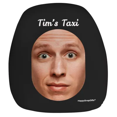 Small (26cm x 24cm) Black - Stretch Polyester (Personalised with Text)