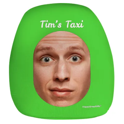 Small (26cm x 24cm) Bright Green - Stretch Polyester (Personalised with Text)