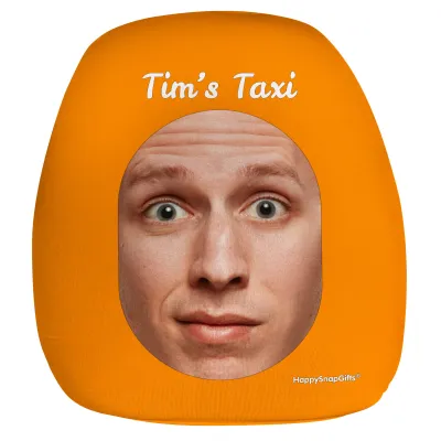 Small (26cm x 24cm) Burnt Orange - Stretch Polyester (Personalised with Text)