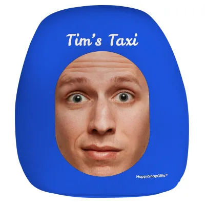 Standard (30cm x 28cm) Royal Blue - Stretch Polyester (Personalised with Text)