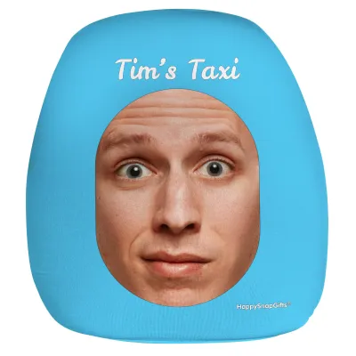 Standard (30cm x 28cm) Sky Blue - Stretch Polyester (Personalised with Text)