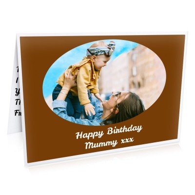 (A5) (Brown) (Personalised with Text)