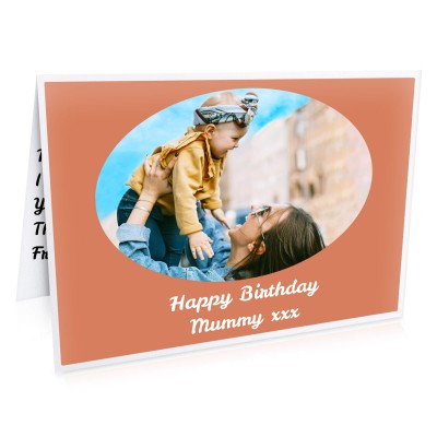 (A5) (Orange) (Personalised with Text)