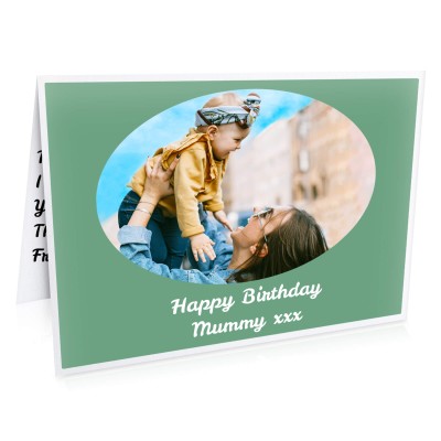 (A5) (Green) (Personalised with Text)