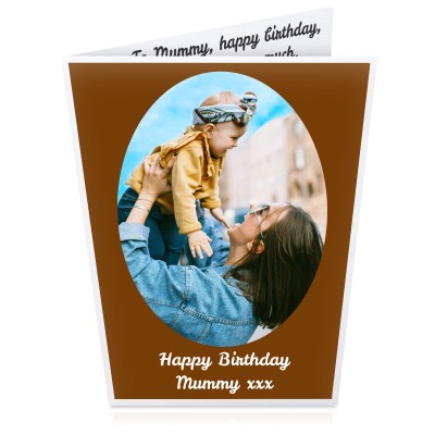 (A5) (Brown) (Personalised with Text)