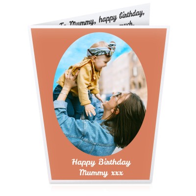 (A5) (Orange) (Personalised with Text)
