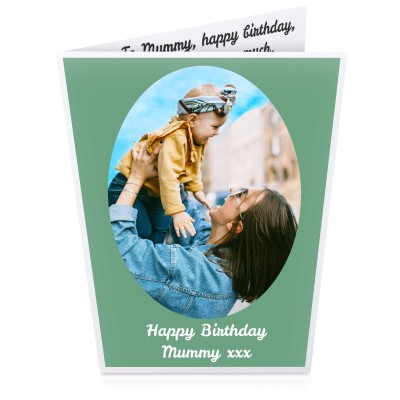 (A5) (Green) (Personalised with Text)