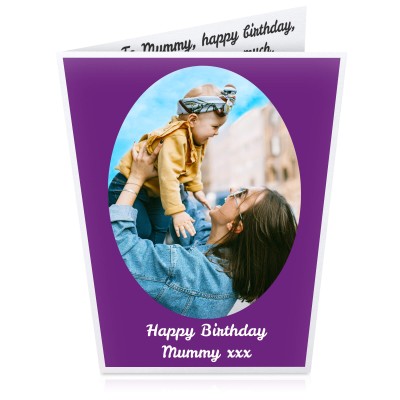(A5) (Purple) (Personalised with Text)