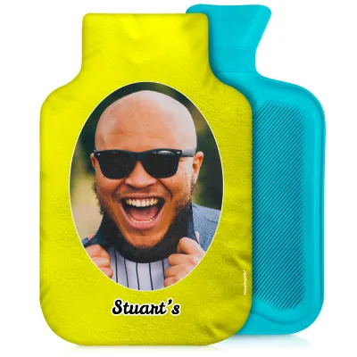 800ml Yellow Soft Velvet Polyester Fabric and Removable Cover (Personalised with Text)