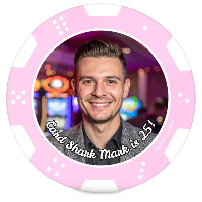 43mm (Pack of 10) Baby Pink (Personalised with Text)