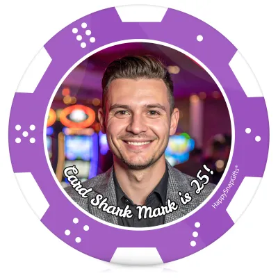 43mm (Pack of 10) Purple (Personalised with Text)