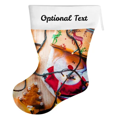 (45cm) - Christmas Decorations Design Soft Velvet Polyester Fabric (Personalised with Text)