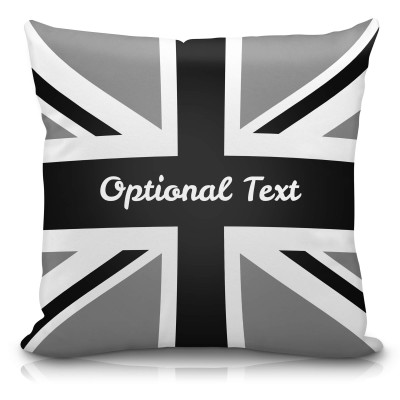 Black and white hot sale union jack cushion