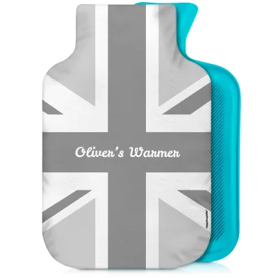 800ml Grey Soft Velvet Polyester Fabric and Removable Cover (Personalised with Text)