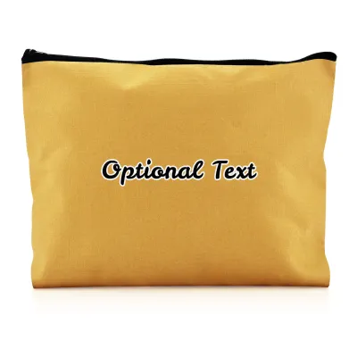 - Large Gold Water Resistant Polyester Rip-Stop Fabric (Personalised with Text)