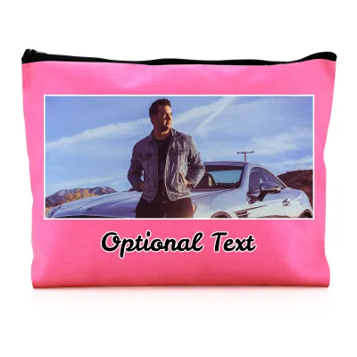 - Large Hot Pink (Fuchsia) Water Resistant Polyester Rip-Stop Fabric (Personalised with Text)