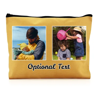 - Large Gold Water Resistant Polyester Rip-Stop Fabric (Personalised with Text)