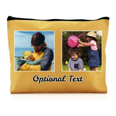 - Large Gold Water Resistant Polyester Rip-Stop Fabric (Personalised with Text)