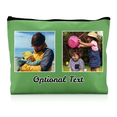 - Large Bright Green Water Resistant Polyester Rip-Stop Fabric (Personalised with Text)