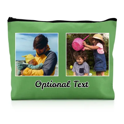 - Large Bright Green Water Resistant Polyester Rip-Stop Fabric (Personalised with Text)