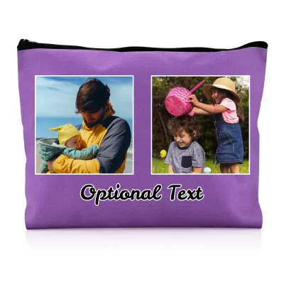 - Large Purple Water Resistant Polyester Rip-Stop Fabric (Personalised with Text)