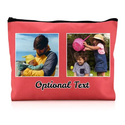 - Large Red Water Resistant Polyester Rip-Stop Fabric (Personalised with Text)