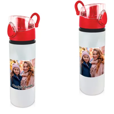 - Red with 1 Photo Printed Front & Back (Personalised with Text)