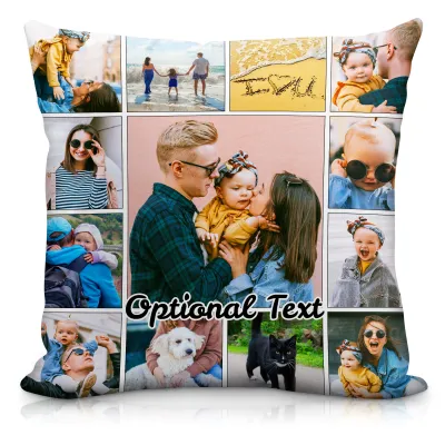 (40cm Square) Soft Velvet Polyester Fabric (Personalised with Text)