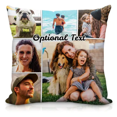 (40cm Square) Soft Velvet Polyester Fabric (Personalised with Text)