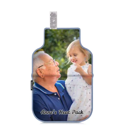 (27cm) - Gothic Blue Luxury Cotton Fabric (Personalised with Text)