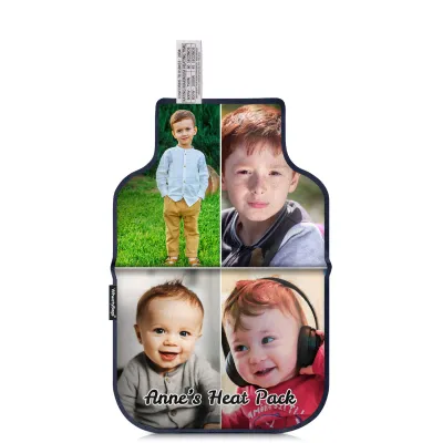 (27cm) - Navy Blue Cotton Fabric (Personalised with Text)