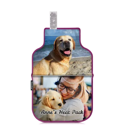 (27cm) - Purple Cotton Fabric (Personalised with Text)