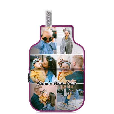 (27cm) - Purple Cotton Fabric (Personalised with Text)