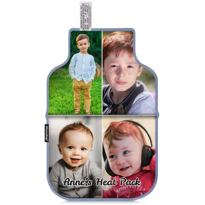 (35cm) - Gothic Blue Luxury Cotton Fabric (Personalised with Text)