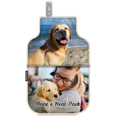 (35cm) - Natural Organic Cotton (Personalised with Text)