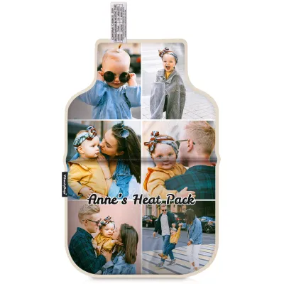 (35cm) - Natural Organic Cotton (Personalised with Text)