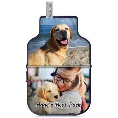 (35cm) - Navy Blue Cotton Fabric Scented (Organic Lavender Buds) (Personalised with Text)