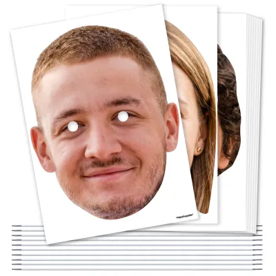 Pack of 10 (A4) DIY Masks + Elastics