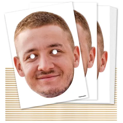 A4 (Pack of 25) DIY Masks + Sticks