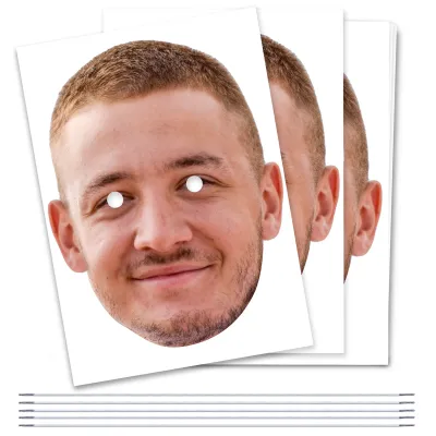 Pack of 5 (A4) DIY Masks + Elastics