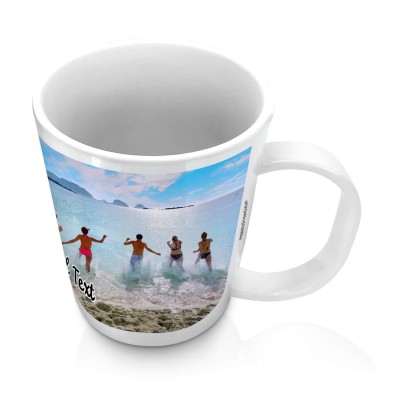 (11oz White)   with 1 Wrapped Around Image (Optional Personalised Gift Text)
