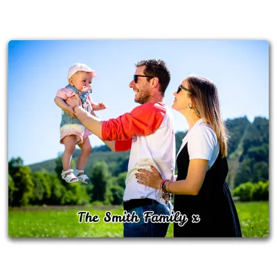 Rectangle (22cm x 15.7cm) (Personalised with Text)