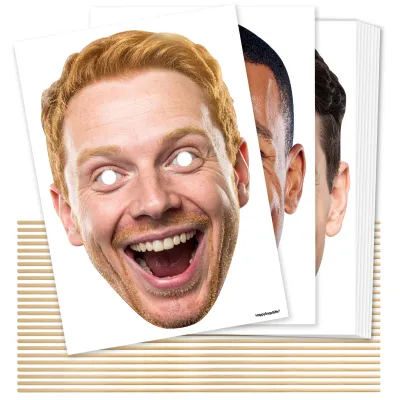 A4 (Pack of 25) DIY Masks + Sticks